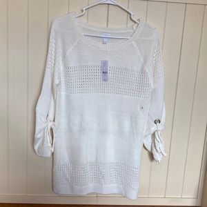 New York & Co soho sweater.  NWT. Sheer see thru sweater